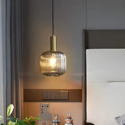 Lampa Wisząca Hued Prążkowana Vintage – Klasyczna Elegancja Do Twojego Salonu 4