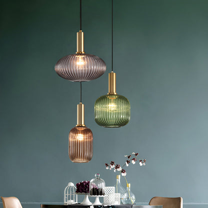 Lampa Wisząca Hued Prążkowana Vintage – Klasyczna Elegancja Do Twojego Salonu 5