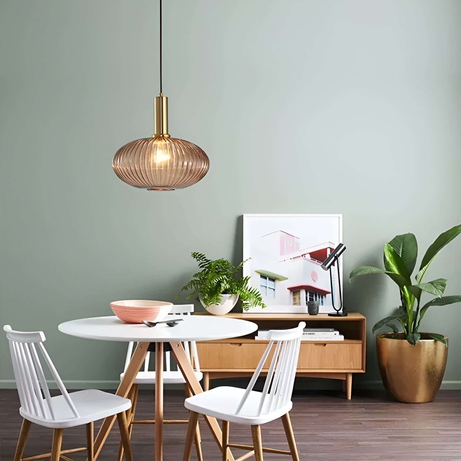 Lampa Wisząca Hued Prążkowana Vintage – Klasyczna Elegancja Do Twojego Salonu 7