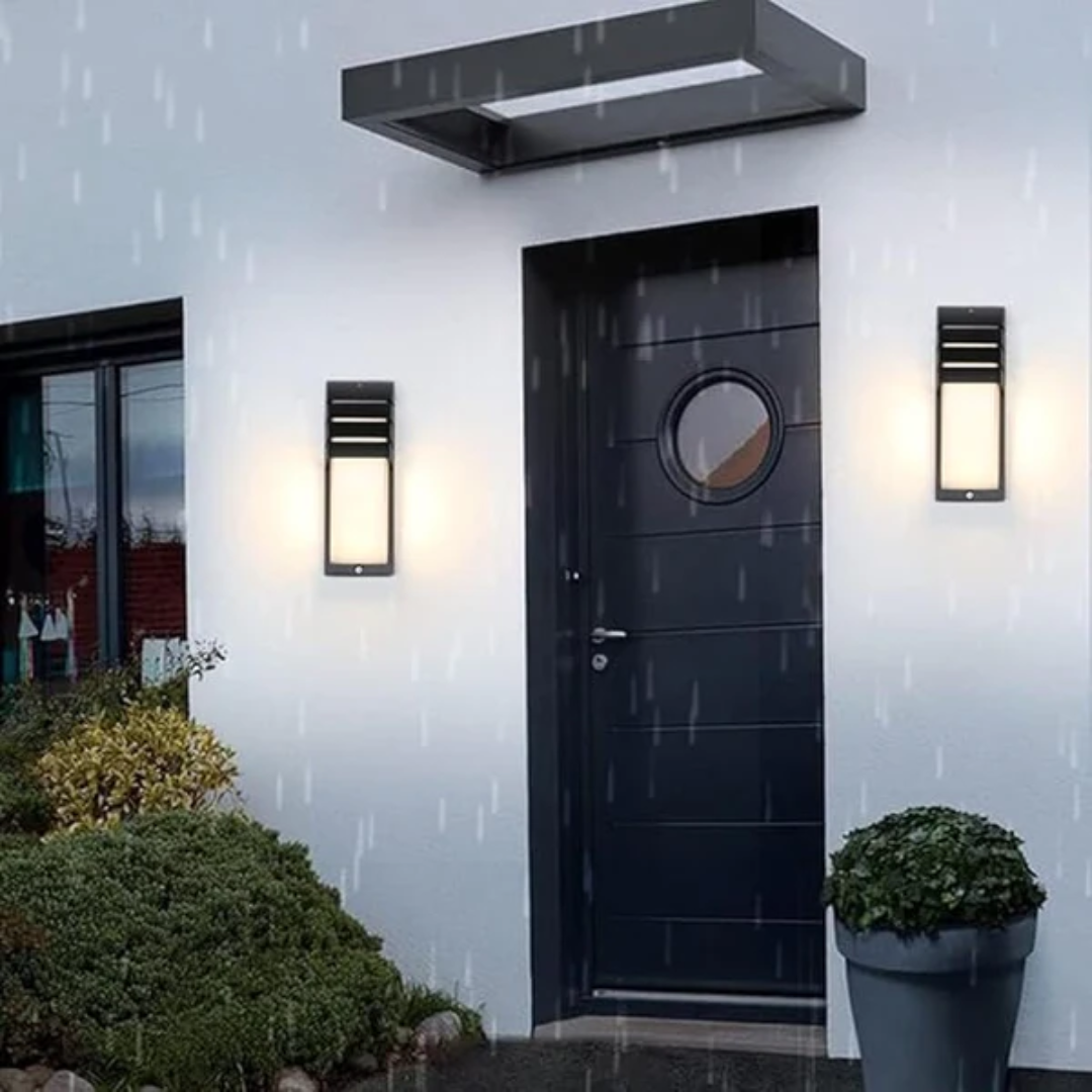 Lampa Zewnętrzna Zymor z Czujnikiem – Eleganckie Oświetlenie na Tarasie i w Ogrodzie 3