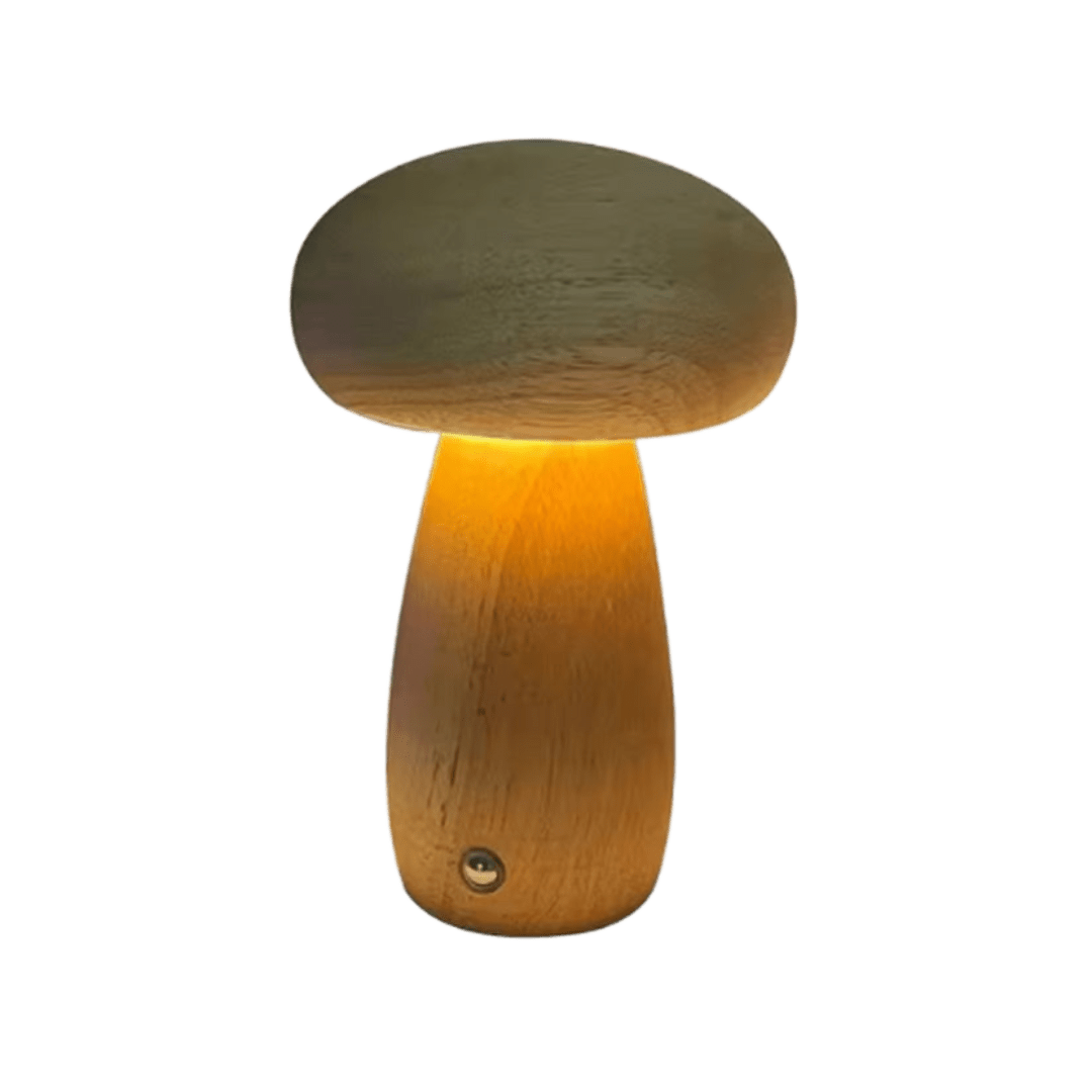 Lampka Nocna Portobello LED z Drewna – Eleganckie i Ciepłe Oświetlenie 1