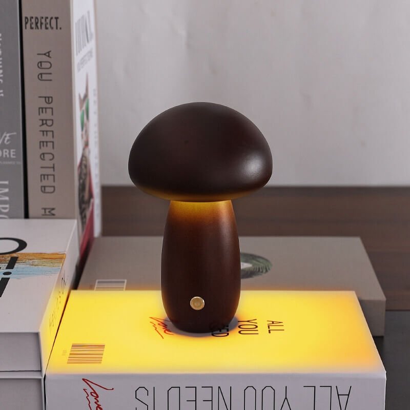 Lampka Nocna Portobello LED z Drewna – Eleganckie i Ciepłe Oświetlenie 3