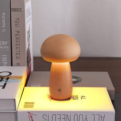 Lampka Nocna Portobello LED z Drewna – Eleganckie i Ciepłe Oświetlenie 5