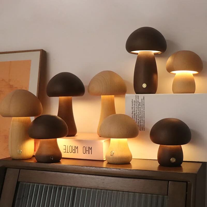Lampka Nocna Portobello LED z Drewna – Eleganckie i Ciepłe Oświetlenie 7