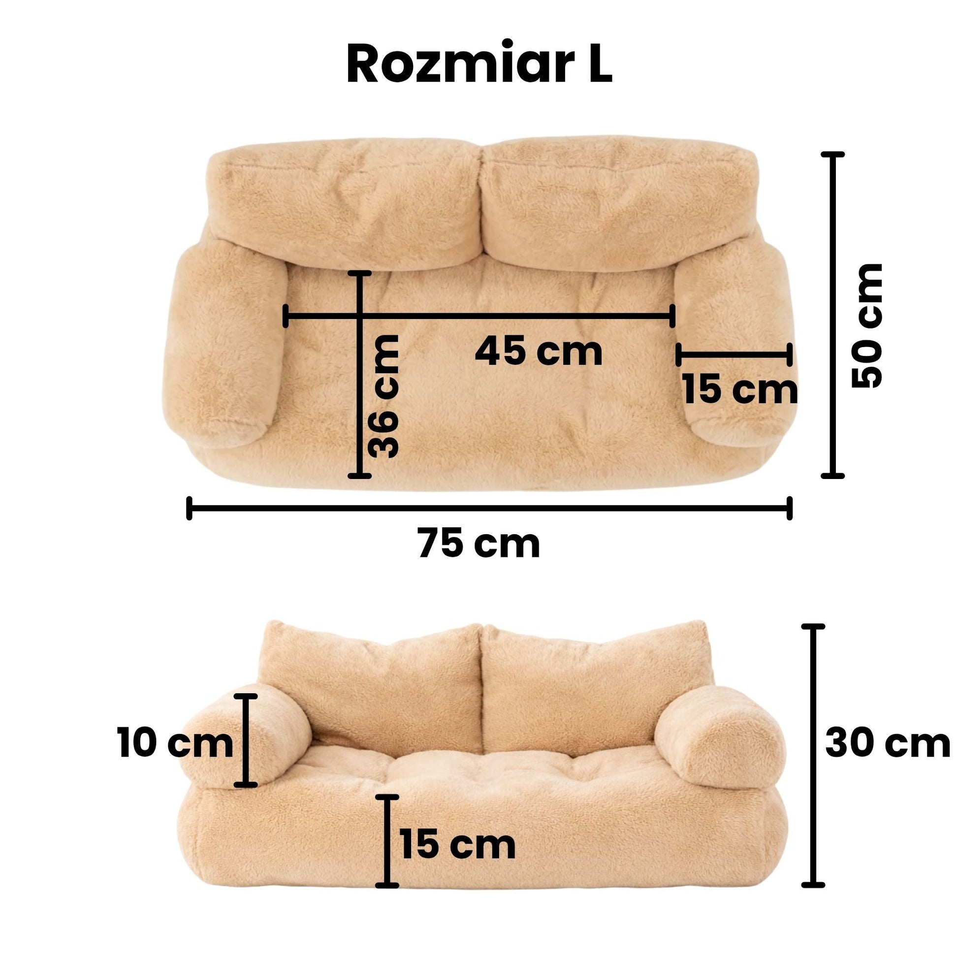 Luksusowe Legowisko Pluszowa Kanapa – Idealne Miejsce do Relaksu dla Twojego Pupila 8