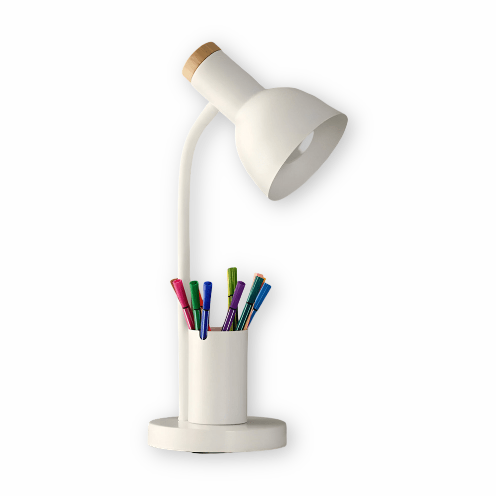 LumoDesk Nowoczesna Lampa Stołowa LED – Ciepłe Światło dla Przytulnej Atmosfery 0