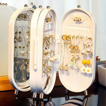Lustrzane Pudełko Na Biżuterię Z Lusterkiem – Elegancka Organizacja Dla Twojej Biżuterii 8