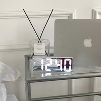 Digital väckarklocka - LED spegel modern elegant
