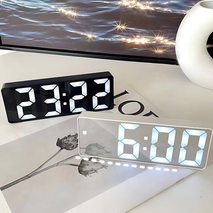 Lustrzany Budzik LED Cyfrowy – Nowoczesny Design i Elegancja 1