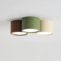 Taklampa - minimalistisk cylindrisk metall LED