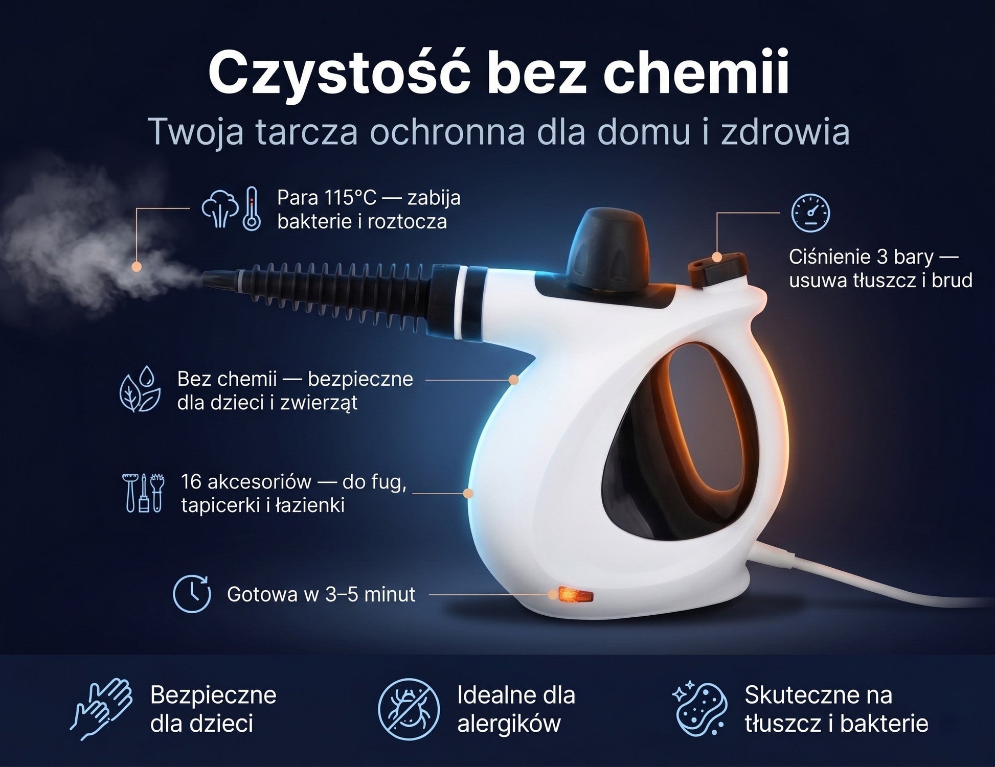 Myjka Parowa Paromix – Skuteczne Czyszczenie Bez Chemii 0
