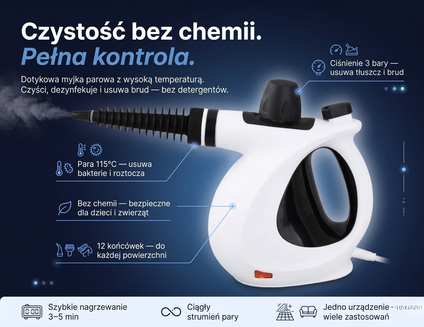 Myjka Parowa Paromix – Skuteczne Czyszczenie Bez Chemii 2