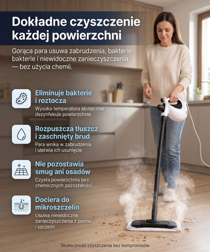 Myjka Parowa Paromix – Skuteczne Czyszczenie Bez Chemii 5