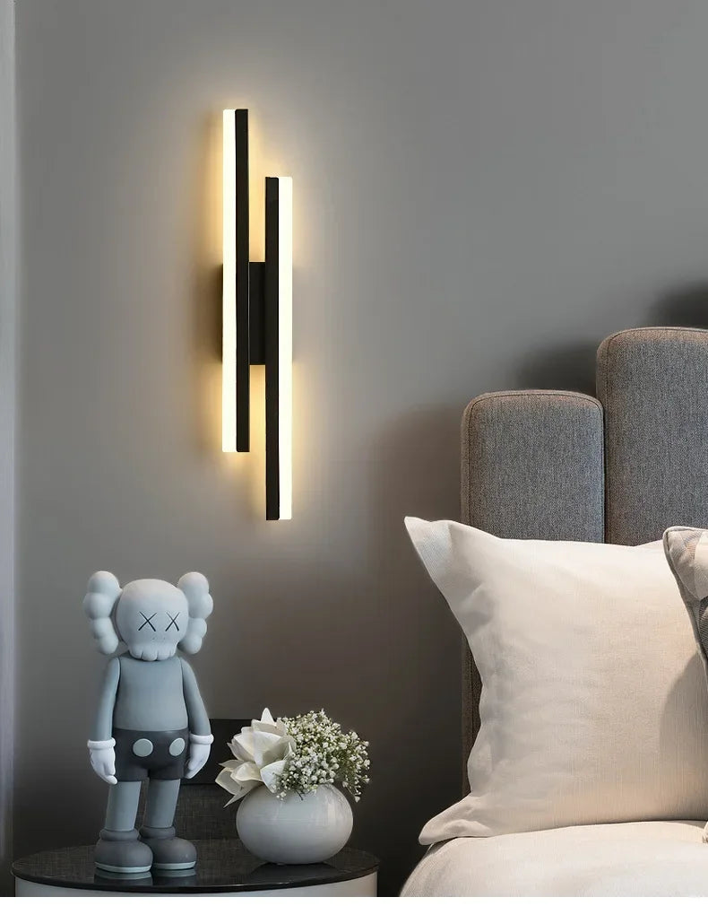 Nowoczesny Kinkiet LED Mosiężny – Eleganckie Oświetlenie Ścienne 7
