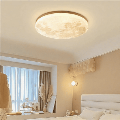 Okrągła Lampa Sufitowa Moon LED – Minimalistyczne Oświetlenie Do Salonów I Sypialni 1