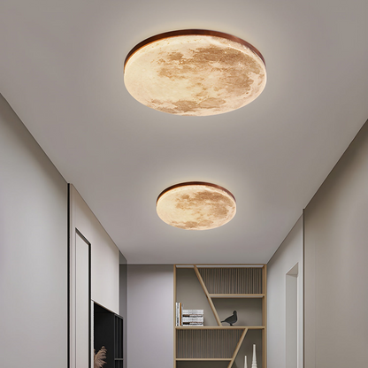Okrągła Lampa Sufitowa Moon LED – Minimalistyczne Oświetlenie Do Salonów I Sypialni 5