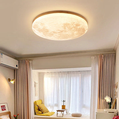 Okrągła Lampa Sufitowa Moon LED – Minimalistyczne Oświetlenie Do Salonów I Sypialni 7
