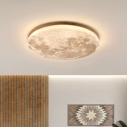 Okrągła Lampa Sufitowa Moon LED – Minimalistyczne Oświetlenie Do Salonów I Sypialni 8