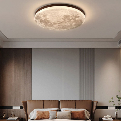 Okrągła Lampa Sufitowa Moon LED – Minimalistyczne Oświetlenie Do Salonów I Sypialni 9