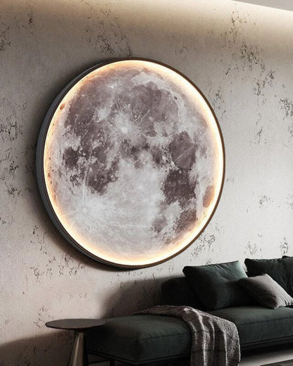 Okrągły Kinkiet Księżycowy LED – Przytulne Oświetlenie do Wnętrz 4