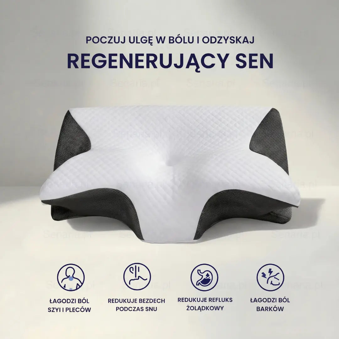 OrtoSen 2.0 Poduszka Ergonomiczna do Spania – Doskonałe Wsparcie dla Zdrowego Snu 2