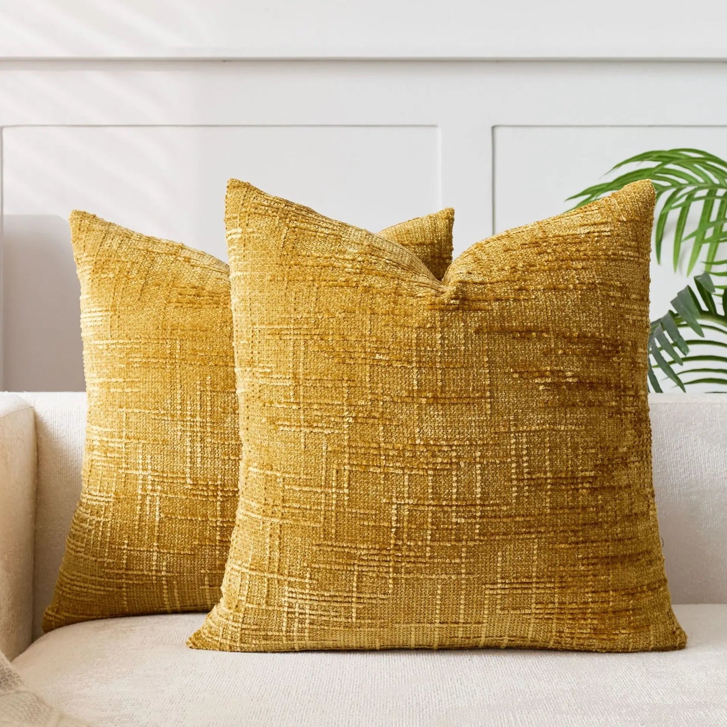 Poszewka na Poduszkę z Grubej Przędzy Szenilowej 40x40 – Elegancka Tekstura dla Przytulnej Atmosfery 6