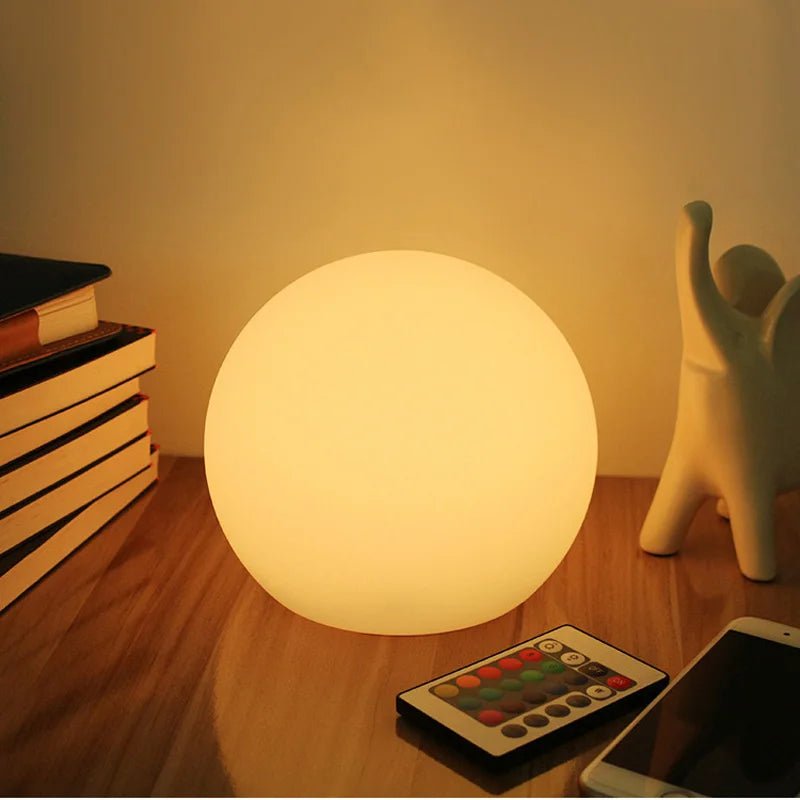 Przenośna Lampa Kulowa Stołowa Bezprzewodowa – Stylowe Oświetlenie w 16 Kolorach 0
