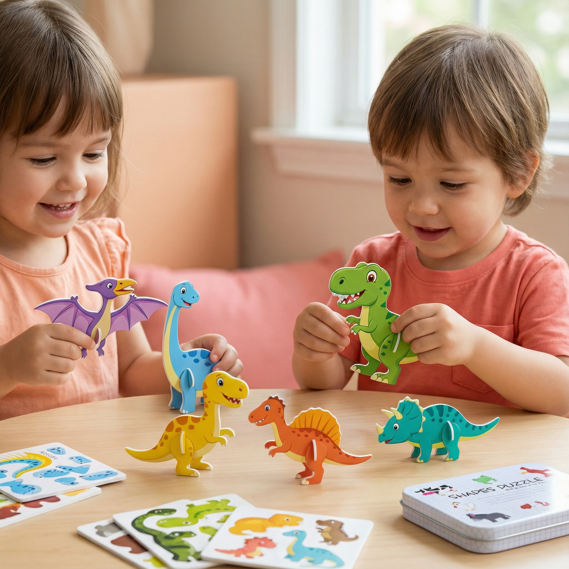Puzzle 3D Dla Dzieci z Kreskówek – Kreatywna Zabawka dla Małych Artystów 6