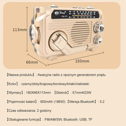 Ręczne Radio Z Funkcją Ładowania Awaryjnego – Niezawodna Komunikacja W Kryzysowych Sytuacjach 5