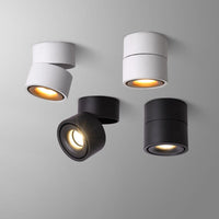 LED takspotlights aluminium japanska – minimalistiska för sovrum