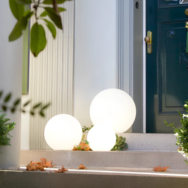 Sferyczna Lampa Ogrodowa LED – Kolorowe Oświetlenie do Twojego Ogrodu 5