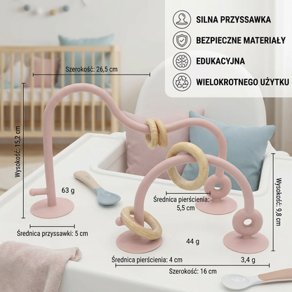 Silikonowa Zabawka Sensoryczna Dla Niemowląt – Bezpieczna i Stabilna Edukacja 5