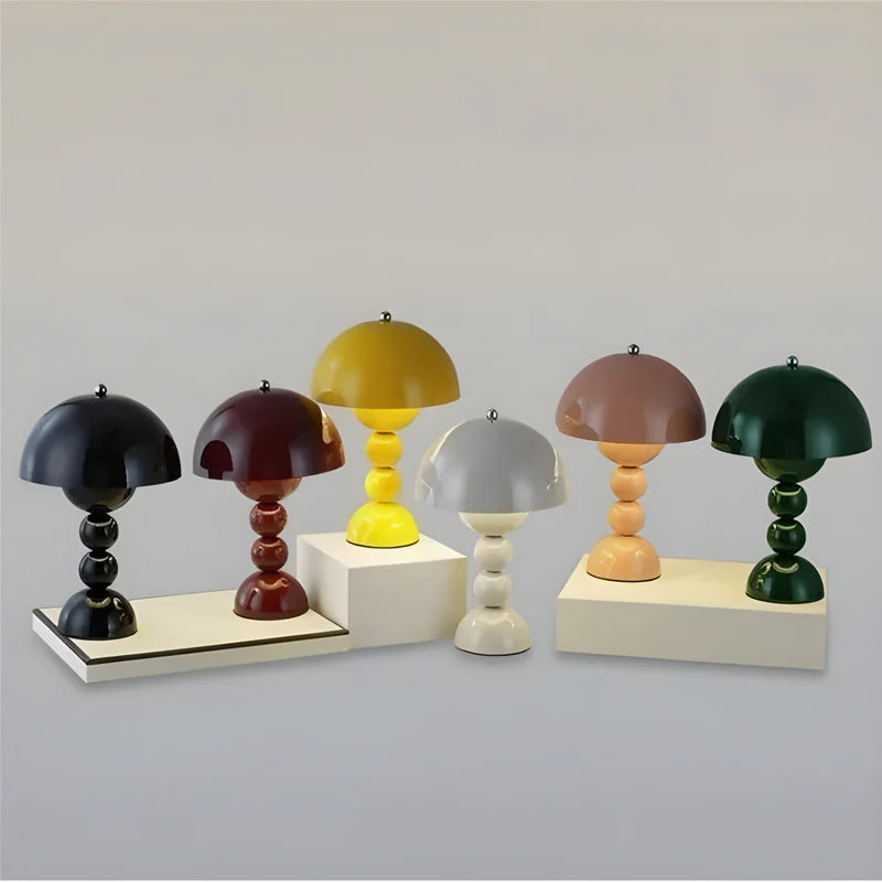 Skandynawska Lampa Stołowa LED – Stylowe Oświetlenie do Wnętrz 1