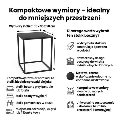 Stolik Boczny Ze Stali – Nowoczesny Minimalizm Do Twojego Wnętrza 2