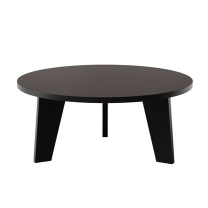 Stolik Kawowy Ella Okrągły Czarny 90 cm – Elegancki Mebel Do Nowoczesnego Salonu 0