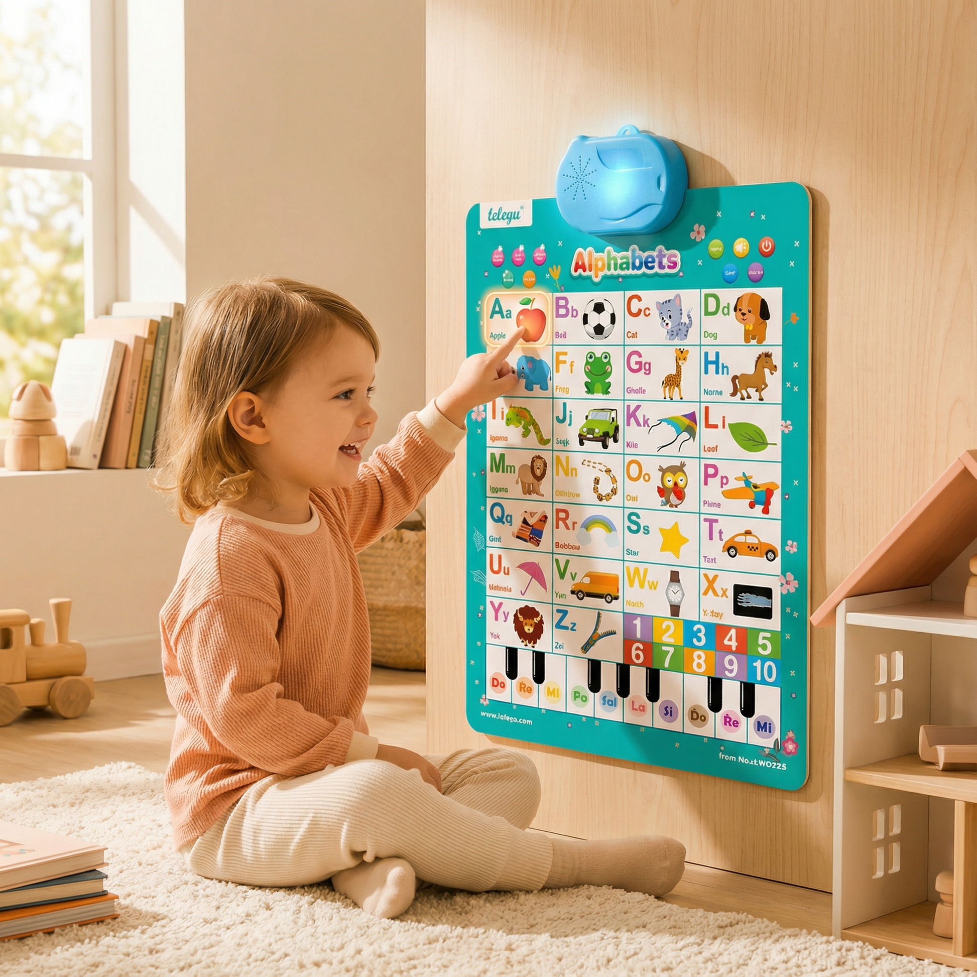 Tablica Edukacyjna Dla Dzieci – Interaktywna Nauka Angielskiego Zabawnie 1