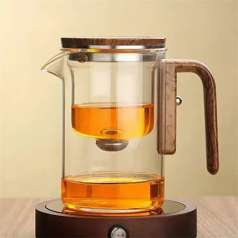 TeaFlow Czajniczek do Herbaty z Magnetyczną Regulacją – Eleganckie Parzenie z Perfekcyjnym Naparem 1