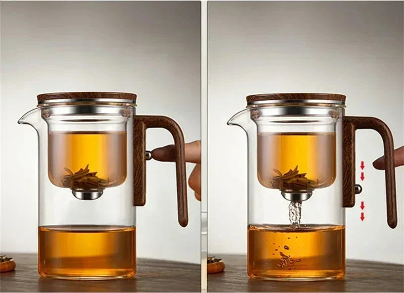 TeaFlow Czajniczek do Herbaty z Magnetyczną Regulacją – Eleganckie Parzenie z Perfekcyjnym Naparem 2