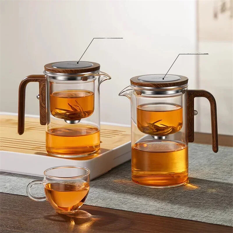 TeaFlow Czajniczek do Herbaty z Magnetyczną Regulacją – Eleganckie Parzenie z Perfekcyjnym Naparem 3