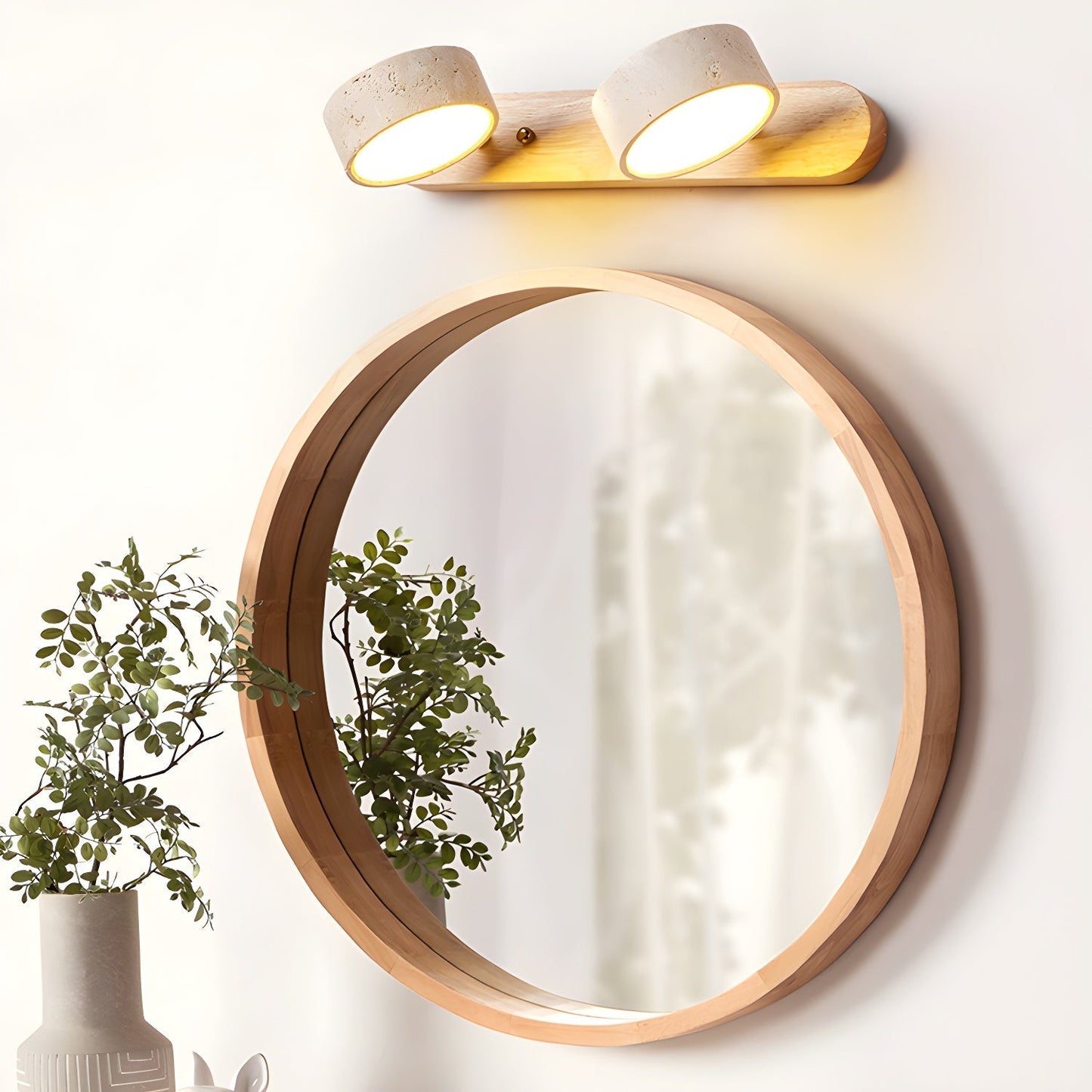 Travertine Duo Kinkiet Ścienny – Elegancka Atmosfera w Każdym Wnętrzu 1