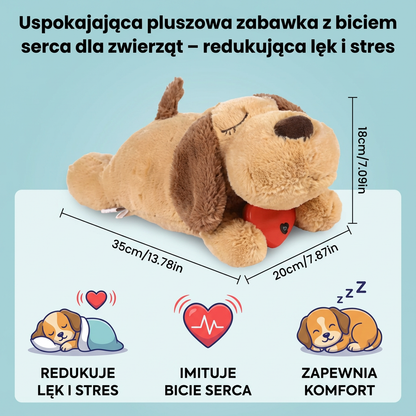 Uspokajająca Pluszowa Zabawka z Biciem Serca – Komfort i Bezpieczeństwo dla Twojego Pupila 4