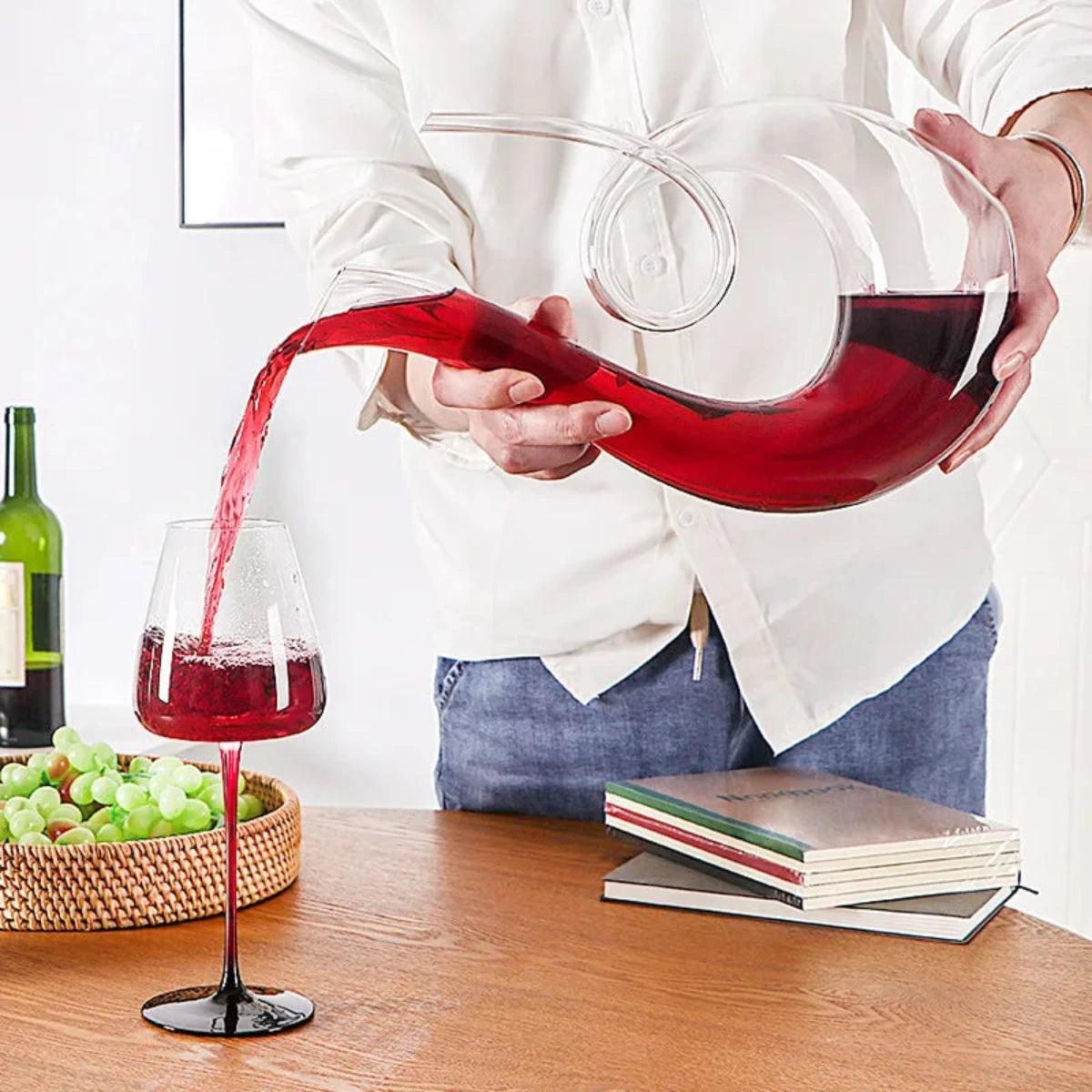 VinoCraft Karafka Do Wina – Elegancka Prezentacja Aromatów Wina 3