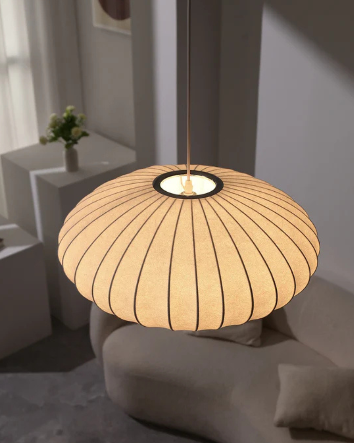 Wabi Sabi Oval Lampa Wisząca – Elegancka Atmosfera w Twoim Wnętrzu 3