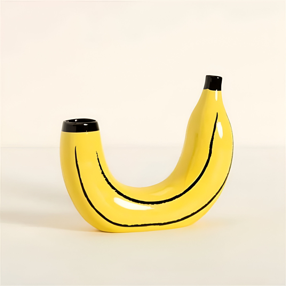 Wazon w Kształcie Banana – Nowoczesny Styl dla Twoich Kwiatów 5