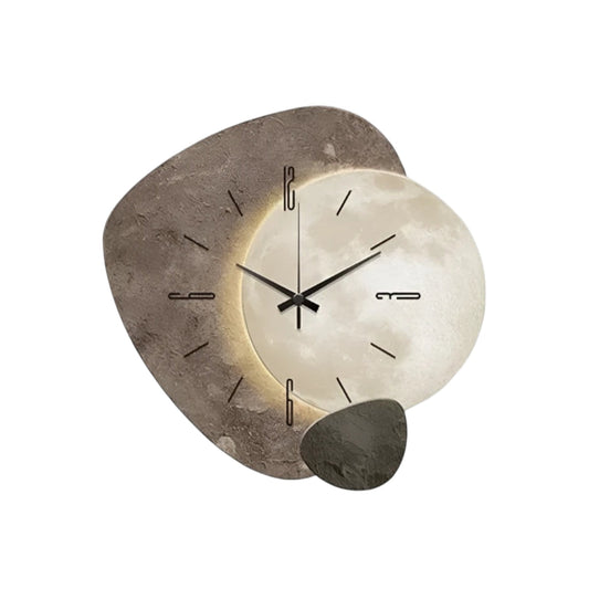 Zegar Ścienny Lune Aura – Elegancki Motyw Księżyca do Nowoczesnych Wnętrz 0