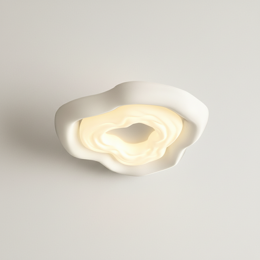 Lampa Sufitowa LED Rose Metalowa – Nowoczesna Szara do Sypialni