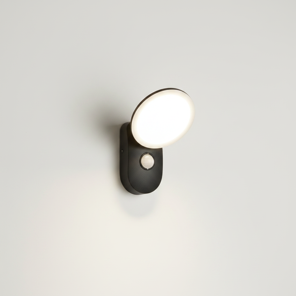 Kinkiet LED - z czujnikiem ruchu aluminiowy