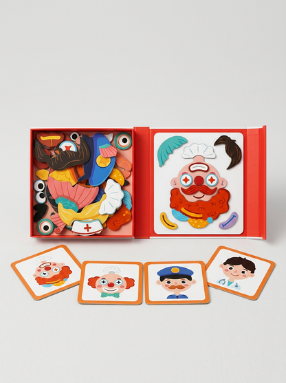 Puzzle emocji - edukacyjne mimika i uczucia dla dzieci
