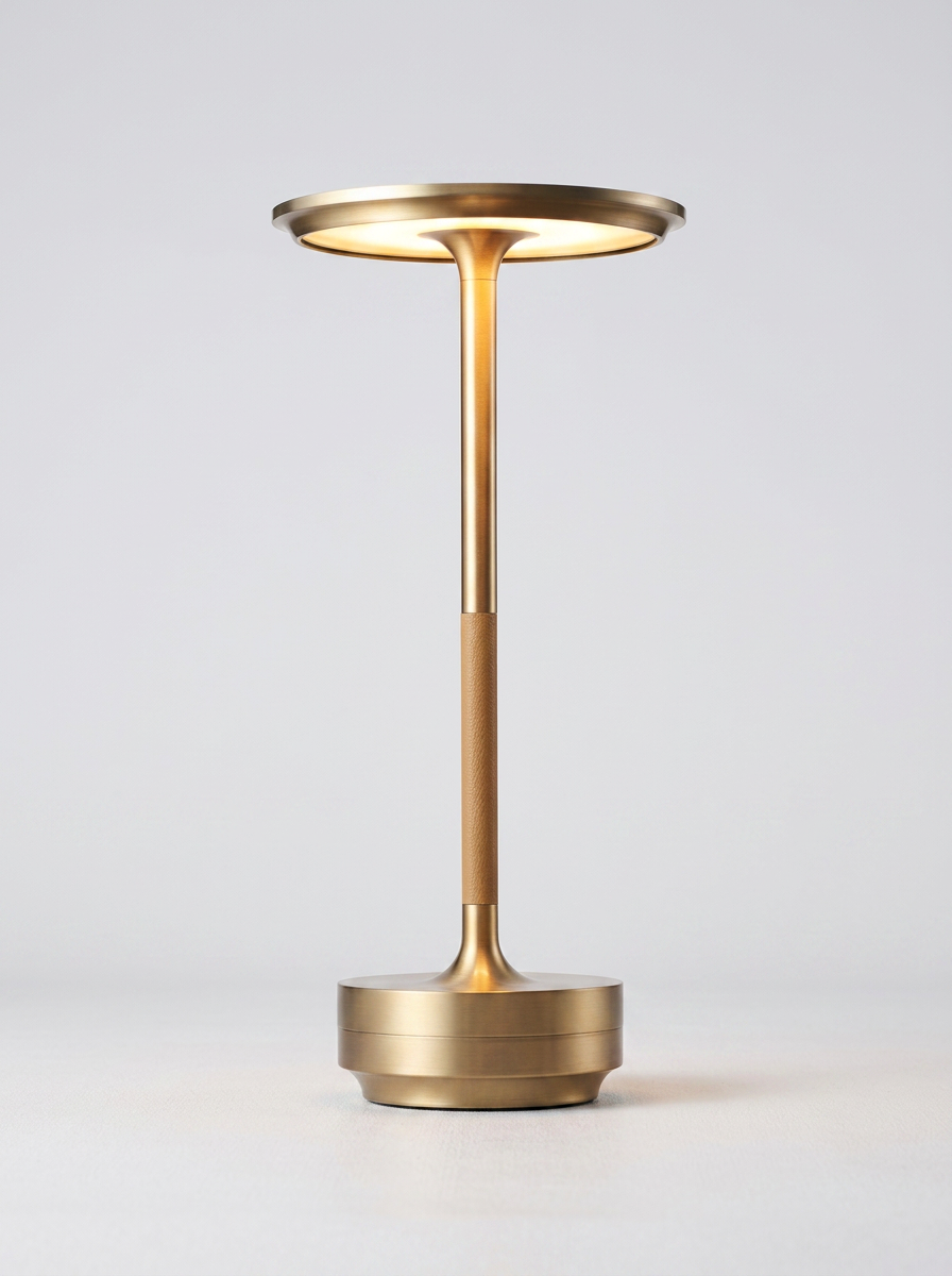 Lampa stołowa dotykowa - bezprzewodowa LED ściemniana metalowa