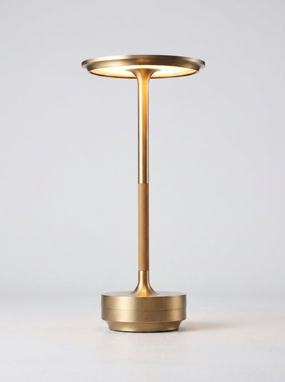 Lampa stołowa dotykowa - bezprzewodowa LED ściemniana metalowa